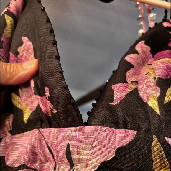 Zimmermann Black and Purple Floral Maxi Dress - Picture 9 of 12